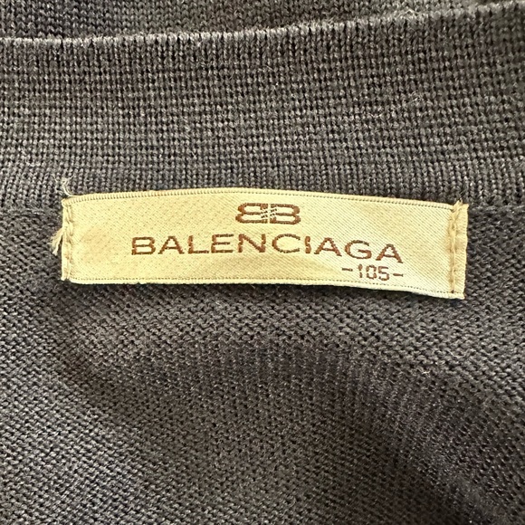 Balenciaga Men’s Golf Plaid Wool Cardigan- Paris - Picture 10 of 14